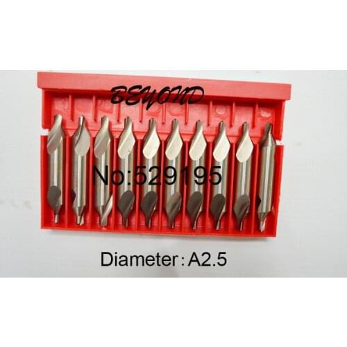 A2.5 Brand New 10 A-Type Factory direct sales, a large quantity favorably Centre Drill Countersinks Bit Set Pilot Drill Bit