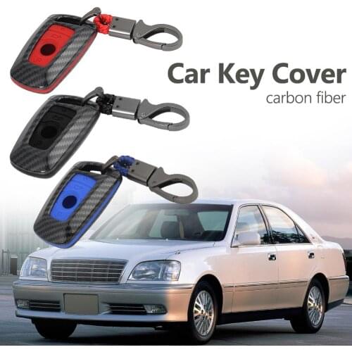 Car Styling Carbon Fiber Key Cover Shell Case Keychain for BMW X1 X3 X4 X5 X6 Keys Sensitive and Unimpeded Fall Proof
