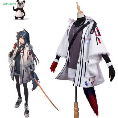 CosplayLove Arknights Texas Winter Cosplay Costume Dress Shoes For Christmas Halloween