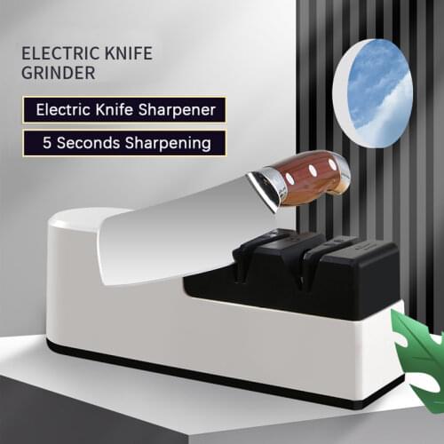 USB Electric Knife Sharpener Automatic Adjustable for Kitchen Knives Tool Knife Scissor Sharpening Household Fast Sharpener
