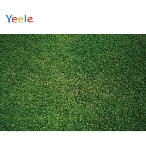 Yeele Green Grassland Soccer field Backgrounds Celebration Reborn Baby Photography Customized Backdrops Props For Photo Studio
