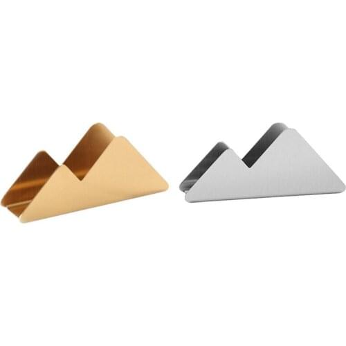 Hot Sale Stainless Steel Napkin Holder Restaurant Hotel Table Storage Decor Kitchen Napkin Tissue Holder Dispenser