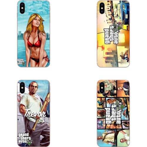 Grand Theft Auto Gta Gta V Soft TPU Popular Hot For Xiaomi Mi CC9 CC9E 9T mi10 mi9 mi8 note 9 10 pro lite SE Mi A1 A2 A3