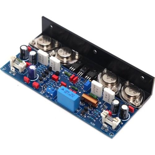 HiFi Fever Gold Sealed Tube ON MJ15024 MJ15025 Class AB Fully Discrete Audio Amplifier Board 25 Times Magnification
