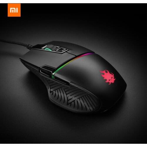Xiaomi Game Mouse Blasoul Y720Lite 1000GHz 7200DPI RGB Backlight Programmable Mouse Wired Optical Gaming Mouse Max Speed 50G