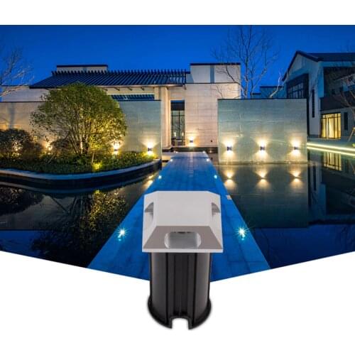 IP67 Outdoor Lighting 1W 3W Garden Yard Step Stairs Floor Deck Recessed Inground Lamps LED Underground Spotlight 220V DC12V 24V