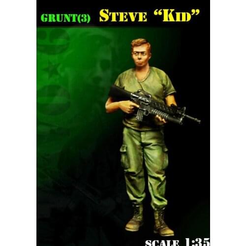 1/35 Scale Resin Figure Building Kit Vietnam War Steve Kid