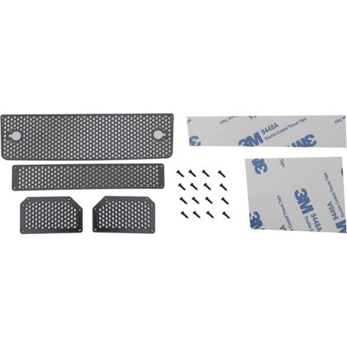 Front Air Inlet Cover Intake Grille Cover Set for TRAXXAS TRX6 TRX4 6x6 4x4 G63 G500 RC Car Shell Upgrade Parts