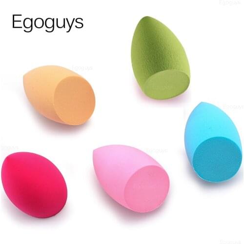 Professional Olivary Makeup Cosmetic Puff Smooth Soft Sponge Powder Puff Foundation Concealer Cream Mixer Beauty Face Care Tools