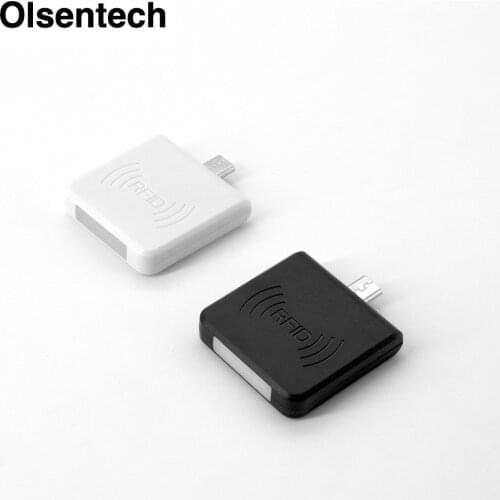 125KHz Mini RFID Reader Mobile Phone EM4100 TK4100 ID Card Reader micro usb Interface Support Android System