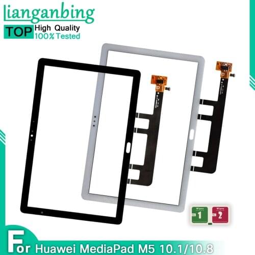 Touch For Huawei MediaPad M5 Lite 10.1 LTE 10 BAH2-L09 BAH2-W19 10.8 CMR-AL09 CMR-W09 Touch Screen Front Glass Replacement