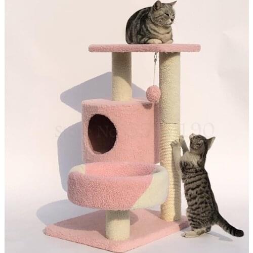 Net Red Cat Climbing Frame With Cat Nest And Cat Tree One Small Creative Multi-functional Cat Furniture Cat Platform North