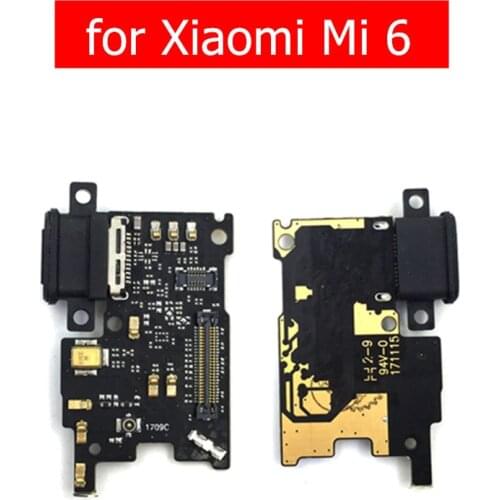 For Xiaomi Mi 6 USB Charger Connector Flex Cable for Xiaomi Mi6 USB Charging Dock PCB Board Flex Cable Repair Spare Parts