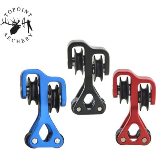 Archery Bowstring Cable Slider Compound Bow Aluminum Alloy Dedicated String Seperator Bow and Arrow Hunting Shooting Accessories