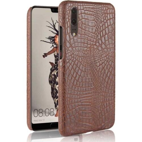 SUBIN New Case For Huawei P20 5.7" luxury Crocodile Skin PU Leather Back Cover Phone Protective Case for HW P20