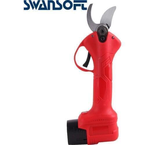 SWANSOFT Professional 25mm Electric Fruit Pruning Shear/Electric Bypass Pruner electric Cordless electric pruning shears