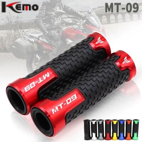For YAMAHA MT-09 MT09 MT 09 7/8" 22mm Universal Motorcycle Accessories CNC Aluminum Handlebar Hand Grips Handle Bar End Grip