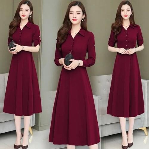 WMWMNU Fashionable Shirt Dresses