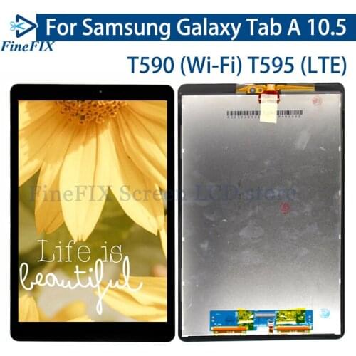 For Samsung Galaxy Tab A T590 T595 SM-T595 SM-T590 LCD Display Panel Screen Monitor Touch Screen Full Assembly