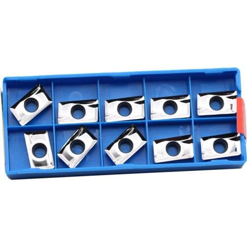 10pcs APKT1604 PDFR MA DH01 Aluminum Carbide Inserts Milling for Face Mill BAP 400R Milling Cutter Aluminum Copper Tool