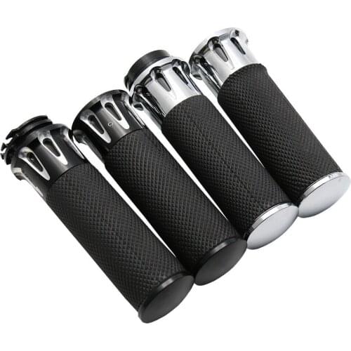 25mm Universal Handle Cover For Harley XL883 XL1200 48 Handle Silicone Cover Cross Country Bike handle Accessories