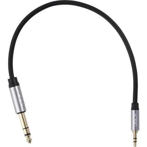 3.5mm To 6.35mm Audio Cable Auxiliary Audio Extension Cable For Headphone With Microphone 0.3/1.5/1.8M Audio Cable Adapter Stock