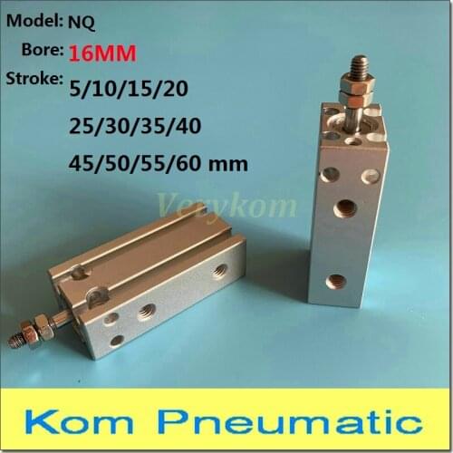 Free Mounting Multi Position Install Pneumatic Air Cylinder NQ 16*5/10/15/20/25/30S NQ 16*10S 16X15-S 16*20S 16X30S