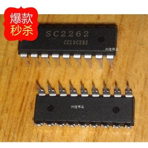 10PCS The new remote control chip SC2262 DIP18 package wireless codec chip compatible OC2262