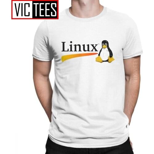 Men Linux Ubuntu Unix Computer System Operating System Tshirt 100 Percent Cotton Clothes Casual Homme T-Shirt