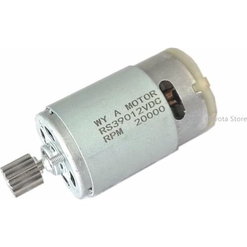 DC 12V 20000RPM 390 small Motor 6V 18000RPM Childrens electric car Toy remote control Motorcycle repair accessories 12T Gear