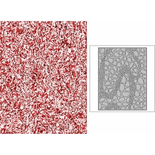 New Spotted Cobblestone Road Background Plate Craft Embossing Mold 2021 Metal Cutting Dies for Scrapbooking Album Card Making