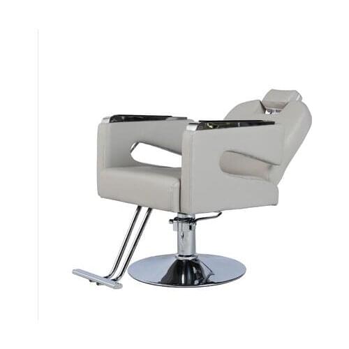 Barber shop chairs, special chairs for hair salons, stainless steel net red hairdressing chairs, liftable barber chairs, liftabl