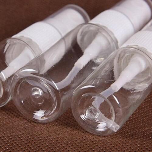 20/30/60/100ml Transparent Empty Spray Bottle Refillable Bottles Sprayer Portable Plastic Perfume Atomizer for Travel
