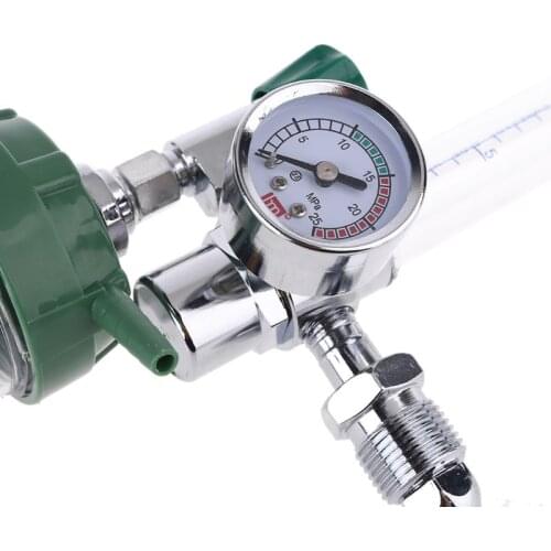 Oxygen Inhaler Regulator Pressure Flowmeter Outlet Male Thread G5/8-14 (CGA-540)