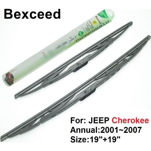 19"+19"High Quality Bexceed of Car Windshield Traditionall wiper blade for JEEP Cherokee 2001~2007