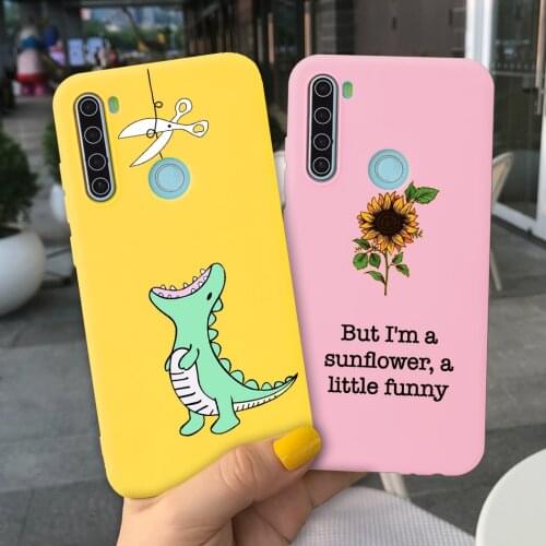 Sunflower Silicone Phone Case For Xiaomi Redmi Note 8 Pro Case For Xiaomi Redmi Note8T Back Cover For Redmi Note 8 Case