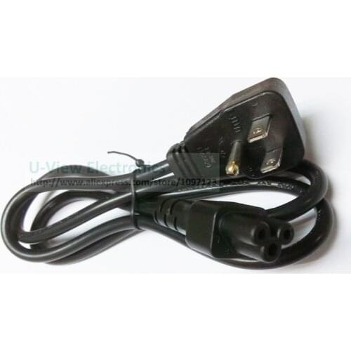 US Flat Plug Power Cord,Nema 5-15P Male Plug to IEC 320 C5 Female Socket Adapter Cable About 1M/Free DHL Shipping/30PCS