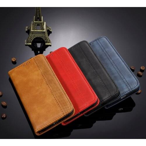 For Fujitsu Arrows U 801FJ Case Wallet Flip Style Vintage Leather Phone Bag Cover For FUJITSU ARROWS U 2019 with Photo frame