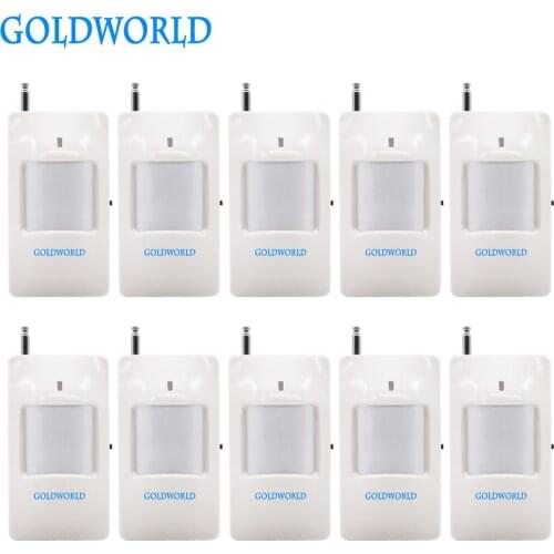 External antenna Wireless PIR Sensor 433MHz PIR Motion Sensor Detector For gsm pstn Home Security Alarm 10pcs/lot