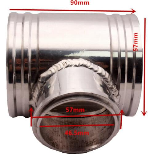 2.25" 57mm inch O.D For TiAL 50mm Blow off valve BOV T-Pipe Adaptor Flange