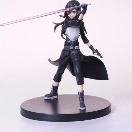 Japan Anime Sword Art Online SAO Kirigaya Kazuto Kirito PVC Figure Figurine 18cm Toy Model Statue New No Box