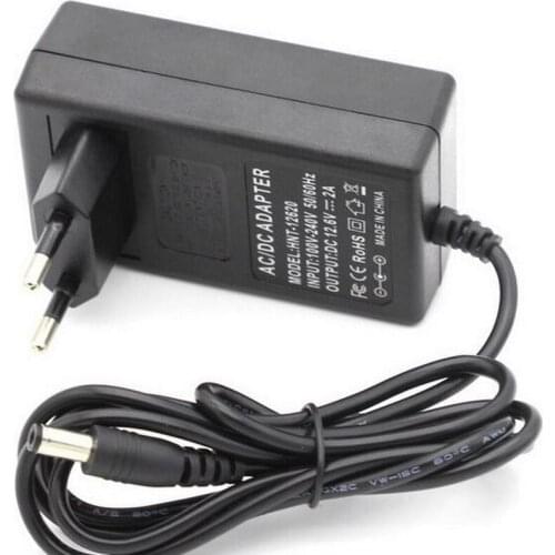 Euro/US 12.6V 2A battery charger,12.6V charger for li-ion battery,charger power adaptor for 12V lithium battery li-ion charger