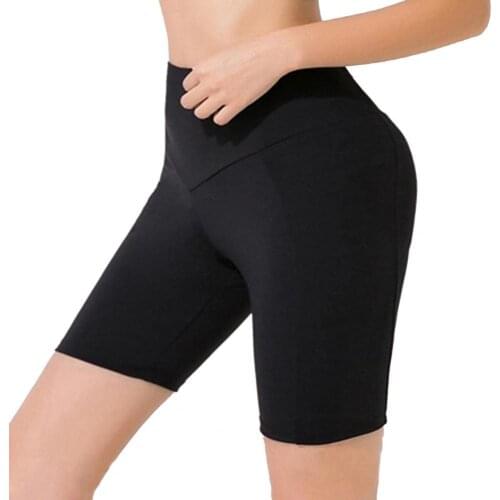 Women High waist Shorts Female Gym Leggings Elastic Tight Hip-lifting Sports Shorts Push Up Running Fitness Leggings