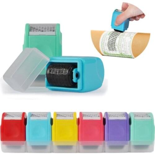 1PC Hot Sale Stamp Seal Roller Theft Code Guard Your ID Confidentiality Package Private Information Confidential Seal