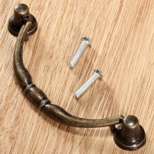 1pc Kitchen Drawer Cupboard Pull Handles Jewelry Box Wooden Case Pulls Handles Furniture Cabinet Knobs and Handles
