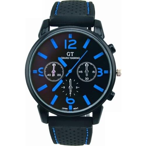 1PC Mens Watch Fashion Stainless Steel Sport Casual Cool Quartz Hours Wrist Analog Watch Business Watch Relogio Masculino #10