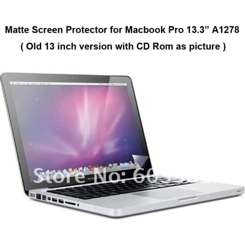 10pcs/lot Matte screen protector for macbook Pro 13 A1278, Anti Glare Screen Cover Skin for Macbook Pro 13.3 Old version