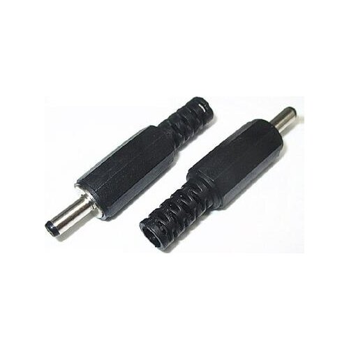 10PCS Black 3.5mm x 1.1mm DC Power Male Plug Jack Adapter