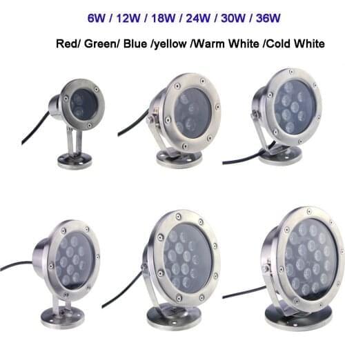 DC12V(24 pieces 12W White+31 pieces 18W rgb+110 pieces 12W RGB) IP68 LED Underwater Aquarium Pool Fish Tank RGB Spot light