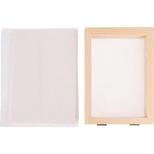 21pcs/Set DIY Paper Tool Wooden Paper Making Mold Frame Paper Making Screen Kit Ancient Paper Handmade Pine Paper Making Frame